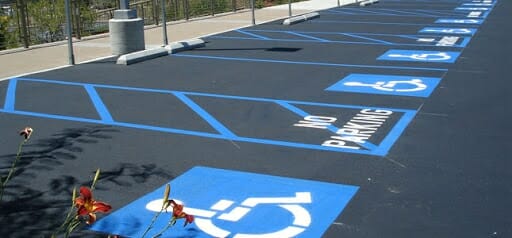 Image of handicap Parking spaces