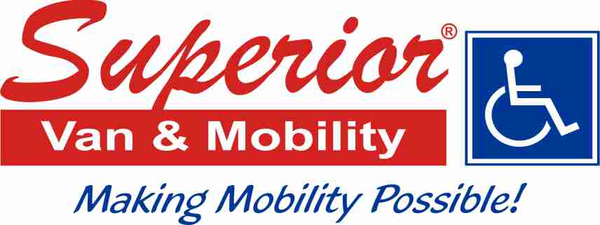 Superior Van & Mobility logo with tagline
