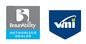 BraunAbility and VMI logos