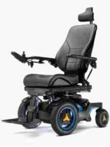 Image of a permobile wheelchair