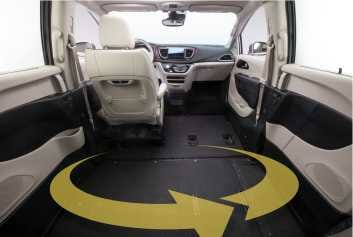 interior image of a VMI wheelchair van showing their Access360 interior space