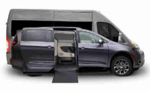 Two van side by side comparison for size. Minivan versus Dodge Promaster