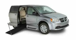 Silver, VMI Dodge Caravan wheelchair van with Northstar E conversion