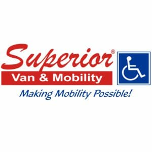 Superior Van & Mobility logo with tagline, Making Mobility Possible.