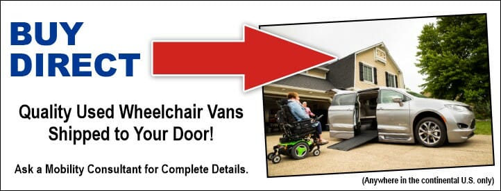 Buy Direct wheelchair vans shipped to your door.