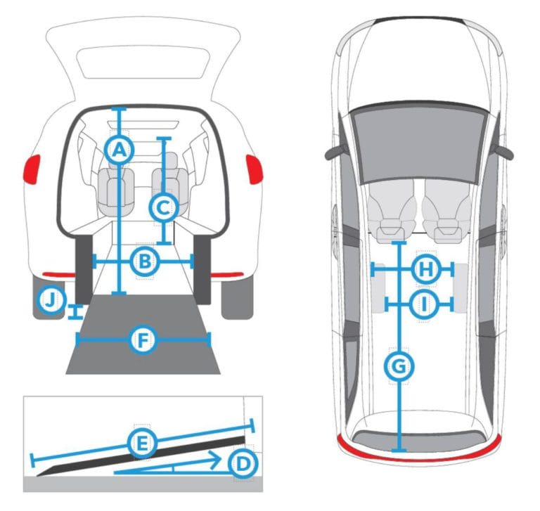 Toyota Sienna Rear-Entry wheelchair van specifications